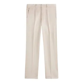 Fay Cropped Trousers, male, Beige, Size: W31 Capri Classic Trousers