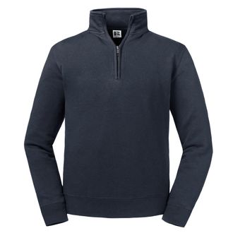 Russell Athletic Russell Heren Authentieke Kwartier Ritssweatshirt (Franse marine)