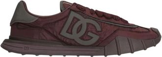 Dolce & Gabbana Athletic Nylon Sneakers - Heren - Sneakers - Paars - 43 EU - Nylon - Schoenen