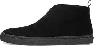 Fred Perry Hawley Su&egrave;de Desert Boot - Heren - Veterlaarzen - Zwart - 41 EU - Su&egrave;de - Schoenen