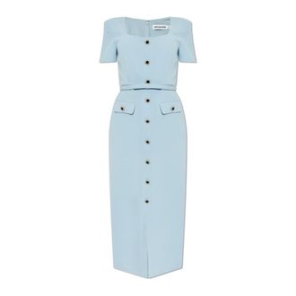 Self Portrait Mujer, Vestidos, Azul, Talla: M