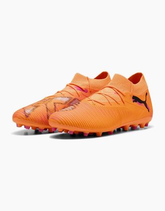 Puma Mens Future 8 Match MG Firm Ground Football Boots - Orange - Size: 11.5