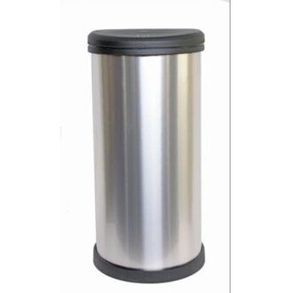 Curver Curver - Cubo Keter 40l Iml Metalizado Cierre Touch Plata 177729