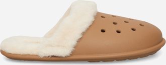 Crocs Classic Fuzz Scuffs Sepia