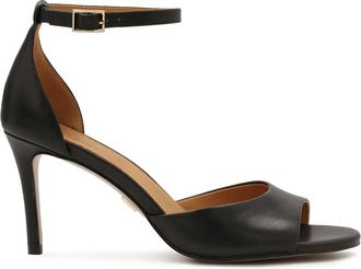 Kazar Schoenen, Dames, Zwart, 36 EU, Leer, Klassieke zwarte sandalen met volledige hak