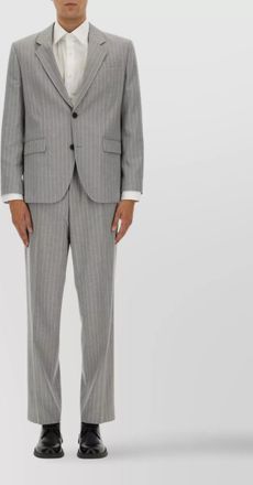 HUGO BOSS striped slim-fit single-breasted suit