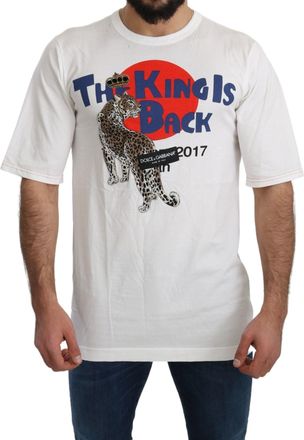 Dolce & Gabbana Leopardprint T-shirt De Koning Is Terug