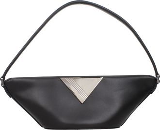 The Attico Black Leather Womens Handbag