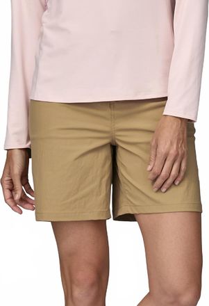 Patagonia Quandary Hiking Shorts - 7 In Classic Tan