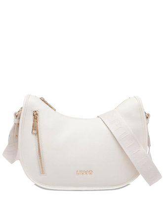 Liu Jo logo zip crossbody bag - Bianco