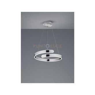 Reality Parma sospensione led 37W 4500lm, 4000K cromo con dimmerazione ad interruttore D.50CM