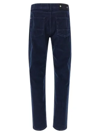 Stone Island Straight-Leg Corduroy Jeans - Navy