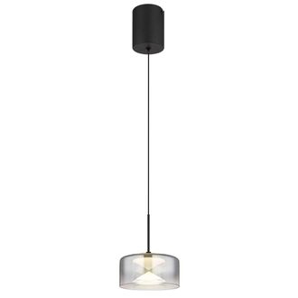 Globo Lighting Globo - L&aacute;mpara Colgante - Belinda - Negro - Vidrio - &Oslash; 15cm