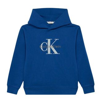 Calvin Klein Hooded Sweatshirt - male - Calvin Klein - Kids Sweatshirts - Blue - 10 Y - Kids