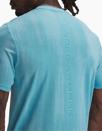 Under Armour Mens Vanish Crew Neck Short Sleeve T-Shirt - Blue - Size: 42