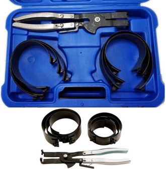 Trade Shop Trade Shop Traesio - Banda Di Serraggio Anello Pistone Pinza Anelli Raschia Olio Kit 7 Pz 73-111mm