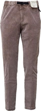 White Sand Chino con vita a coulisse - - Trousers - Uomo - Marrone - XS