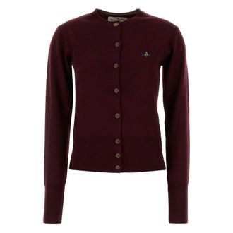 Vivienne Westwood Orb-embellished Virgin-wool Cardigan