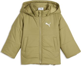Puma Giacca imbottita con cappuccio Minicats per bimbi ai primi passi, Abbigliamento, Marrone, 12-18M