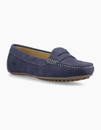 Sperry Top-Sider Womens Sperry Tubarao Slip On Nubuck Womens Navy Moccasins Shoes - Size: 7