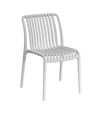 Home Heavenly Home Heavenly - Pack Sillas Solenia Apilables, De Polipropileno, Ligeras Y Resistentes, Aptas Para Interior Y Exterior, 75,5x42 Color: Blanco