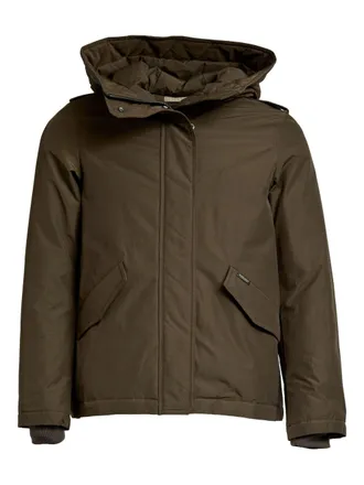 Woolrich Gestikte Hooded Jas