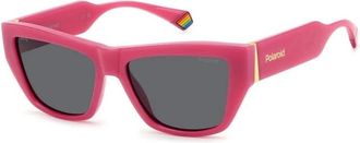 Polaroid Sunglasses, female, Pink, 55 MM, 6210/S/X Mu1(M9) Sunglasses