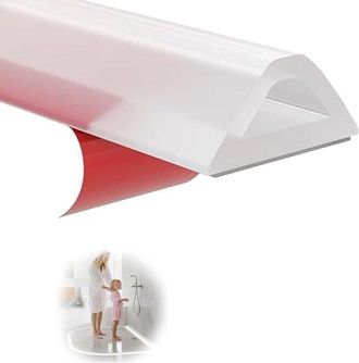 OEM Tira Autoadhesiva Impermeable Para Ducha Y Cocina: Protecci&oacute;n Contra Da&ntilde;os Por Agua, Ideal Para Umbrales Y Esquinas (transparente, 1 M)