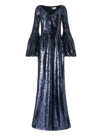 Genny Abito con paillettes - Blu