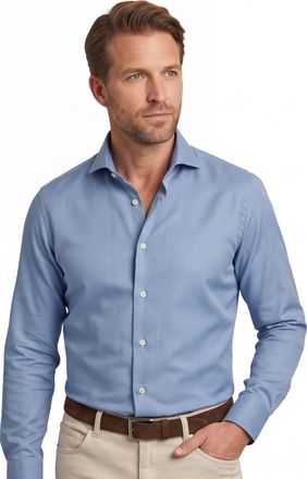 John Miller Overhemd tailored fit John Miller blauw