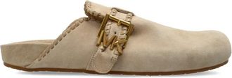 Michael Kors Greer Mules - Dames - Slip ons - Beige - 38 EU - Leer - Schoenen
