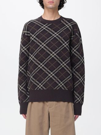 Burberry Maglia in lana e cashmere check Burberry