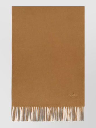 Max Mara cashmere fringed scarf