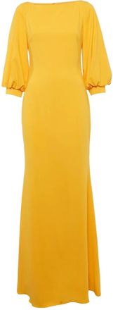 Badgley Mischka Abito lungo - Giallo
