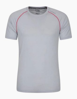Mountain Warehouse Mens Mountain Warehouse Mens Aero II Short-Sleeved T-Shirt - Grey - Size: 40