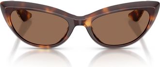 Oliver Peoples 0ov5621su Cat-Eye Tortoiseshell Acetate Sunglasses with Brown-Tinted Lenses