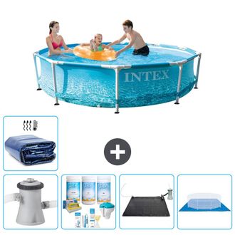 Intex Piscina Con Estructura Redonda - 305x76 Cm - 8-piezas S20380