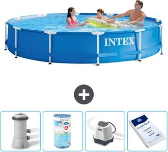 Intex Piscina Con Estructura Redonda - 366x76 Cm - 7-piezas S31596