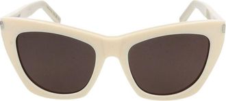 Saint Laurent Sunglasses Saint Laurent Sl 214 Kate 035 Ivory Ivory Black /20/145