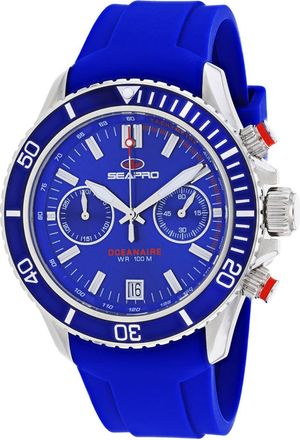Seapro Mens Thrash Blue Round 45mm