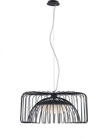 Luce-Ambiente-Design Sospensione LED Cougar Nera 24 W 1920 lm 4000 K