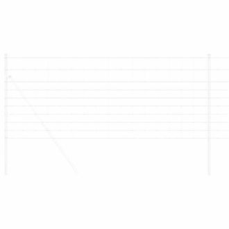 Berkfield Home Modern Field Fence 1x50 m Galvanised Steel in Silver