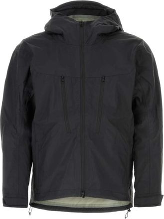 GR10K Polyester Regenjas - Heren - Regenjassen - Grijs - S - Polyester - Jassen