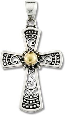 Samuel B. Cross Pendant in Silver And Gold at Nordstrom Rack