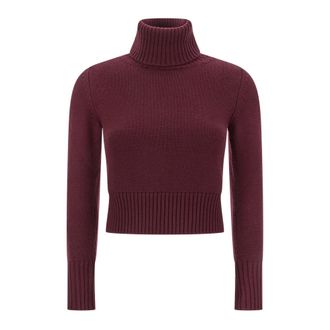 Alpha Studio Jersey de cuello alto - Knitwear - Mujer - Rojo - L