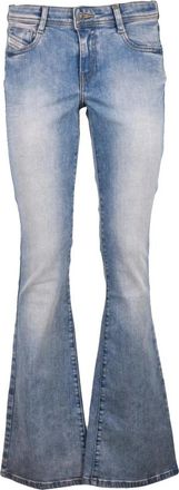 Diesel 1969 D-Ebbey Jeans - Dames - Flared Jeans - Paars - W31 - Katoen - Jeans