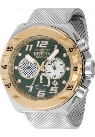Invicta IN-47205 Mens Racing Watch - Silver - One Size