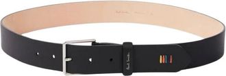 Paul Smith Belts, male, Black, ONE SIZE, Stitch Detail Belt