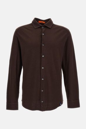 Drumohr Camicia Collo Francese