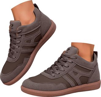 Generic Womens Retro Fashion Sneakers Color Block Walking Shoes Lightweight Casual Lace-Up Non Slip Sneakers Classic Trainers Skateboard Tennis Running Shoes 